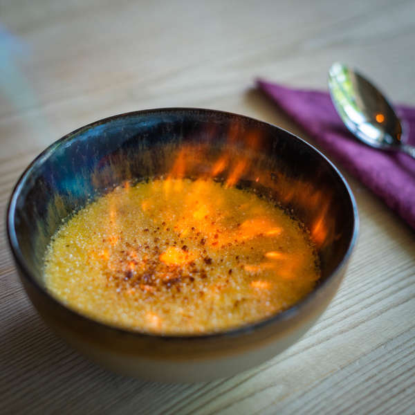 Culinaria Miesbach | Crème brûleé mit Rohrzucker karamelisiert